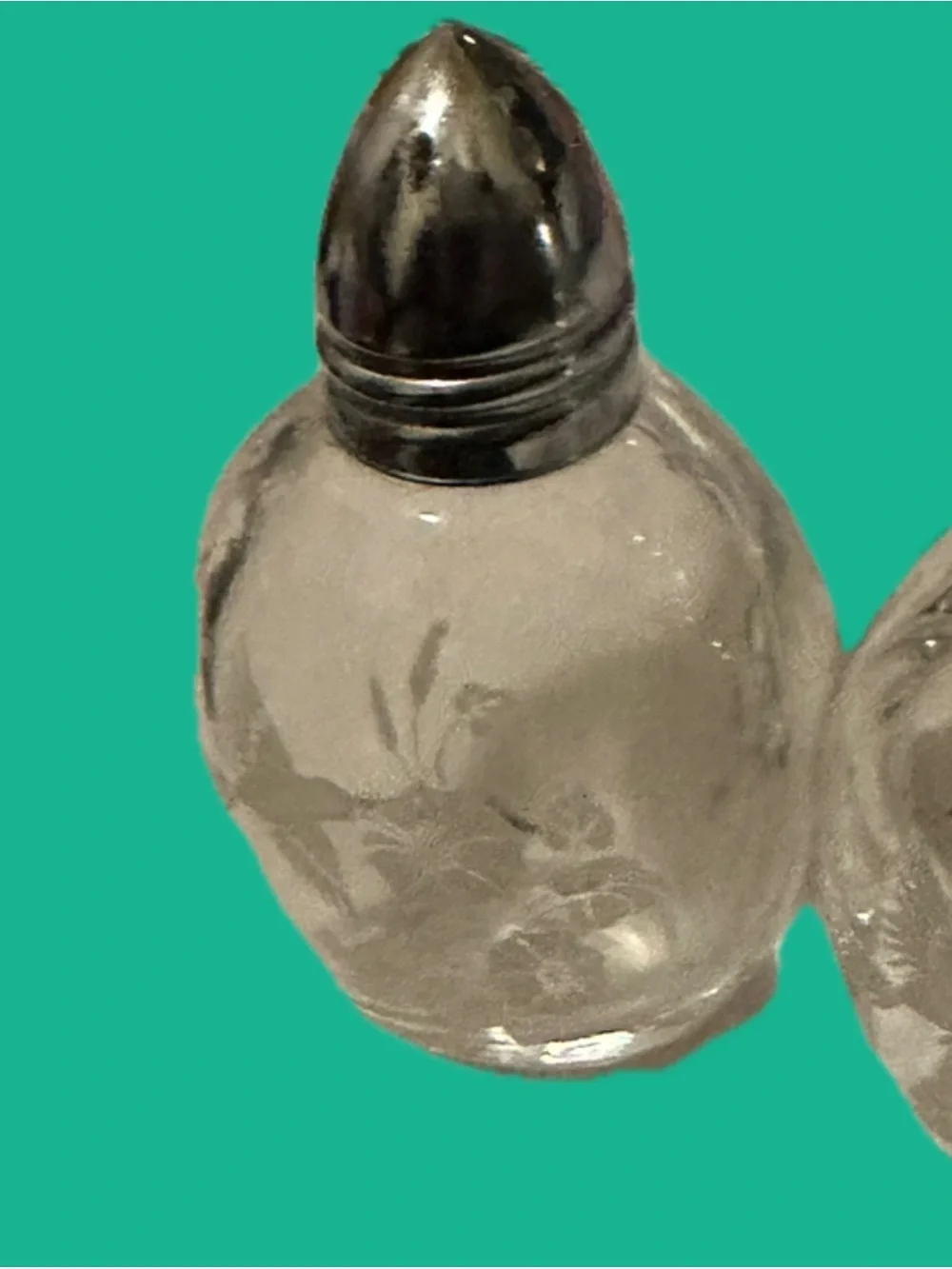 Vintage Salt and Pepper Shakers, Avon, 24% Lead Crystal